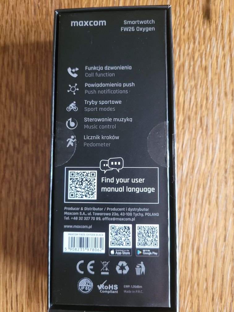 Smartwatch Maxcom FW26 Oxygen Nowy