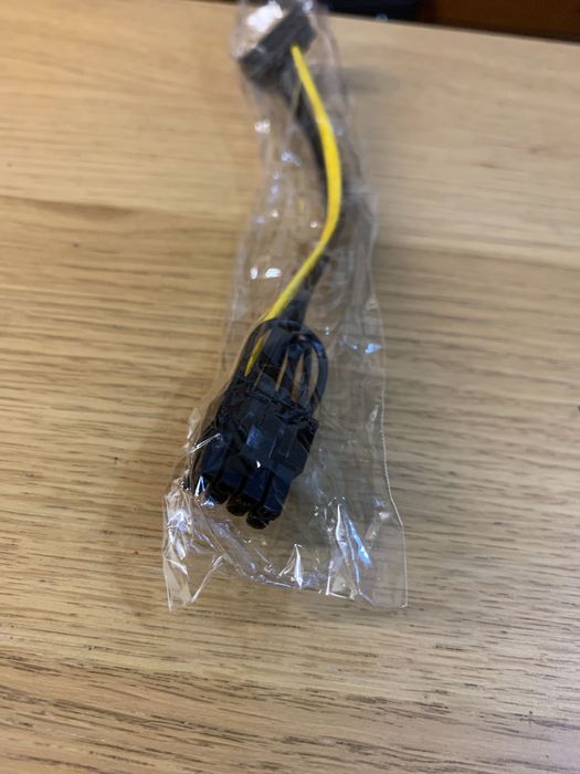 Adaptador Sata macho para PCIex 6+ 2 pinos para alimentar gráficas