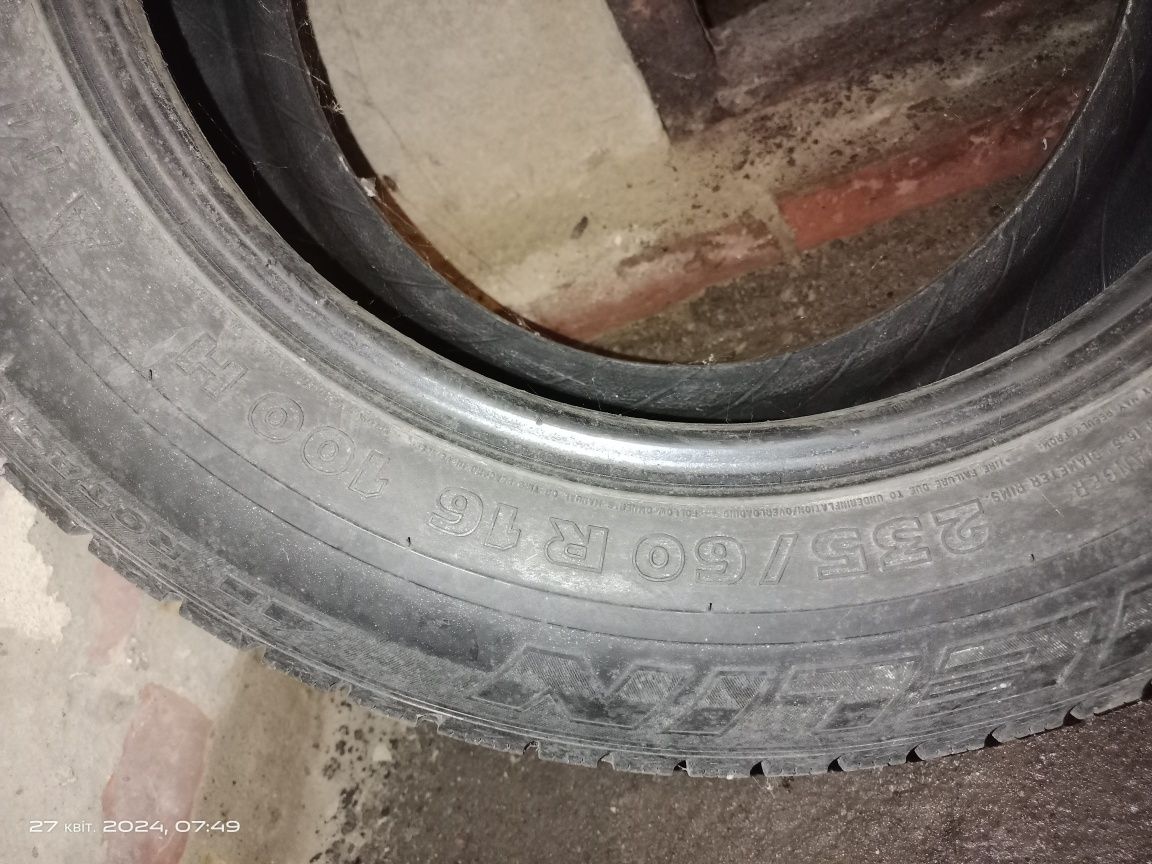 235/60 R16 зимові шини