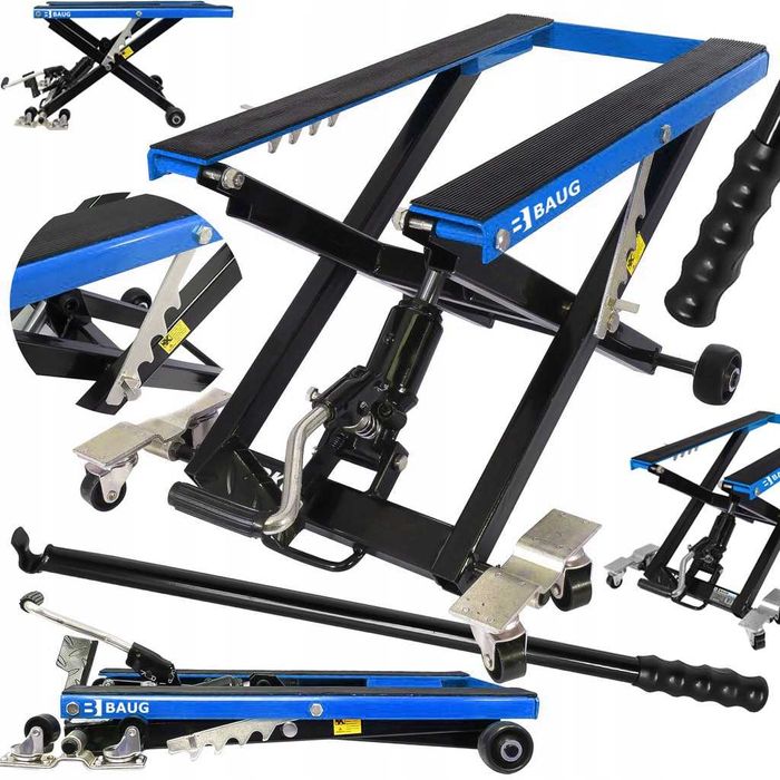 PODNOŚNIK MOTOCYKLOWY ATV 500 KG Stojak Motocykla Motoru Hydrauliczny