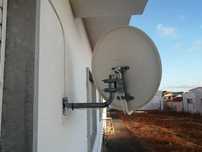 Antena com lnb 4 saídas