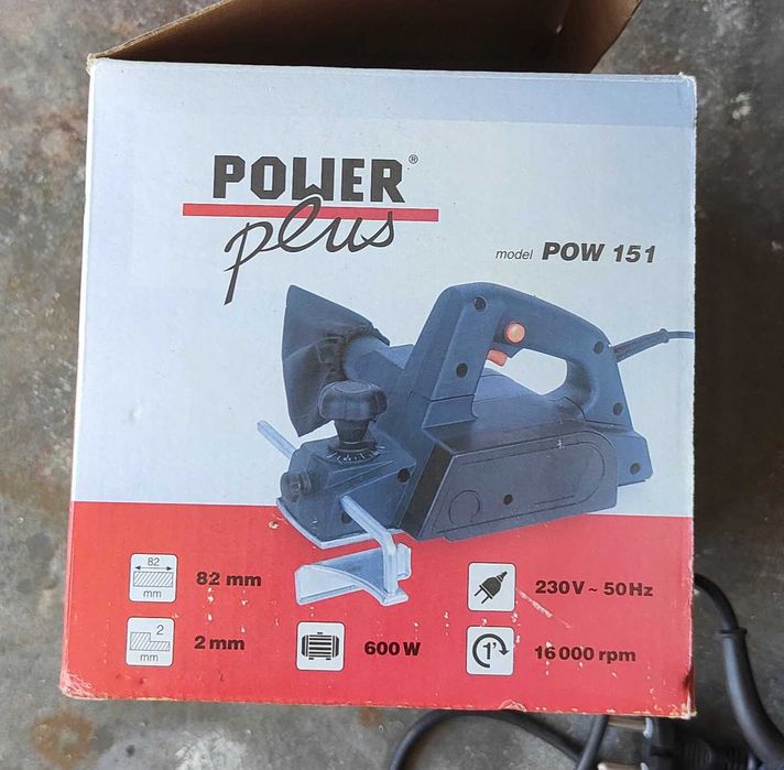 Plaina elétrica POWER PLUS POW 151 - 600W