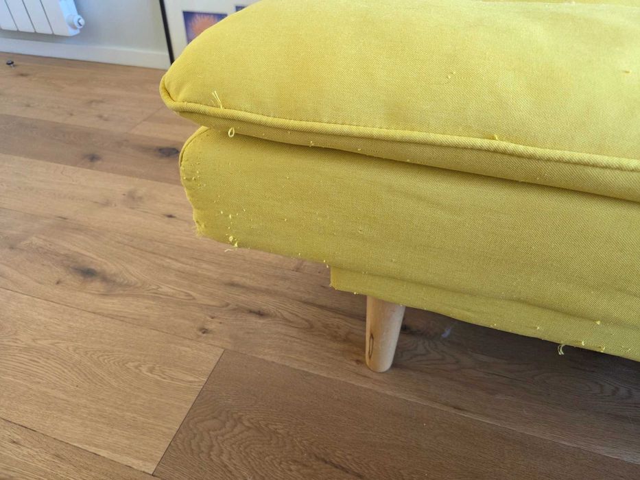 Sofa cama amarelo sklum