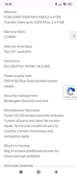 HP Pavilion TP01-3004np I5  i5-12400 (up to 4.4 GHz with Intel®
HP Pav