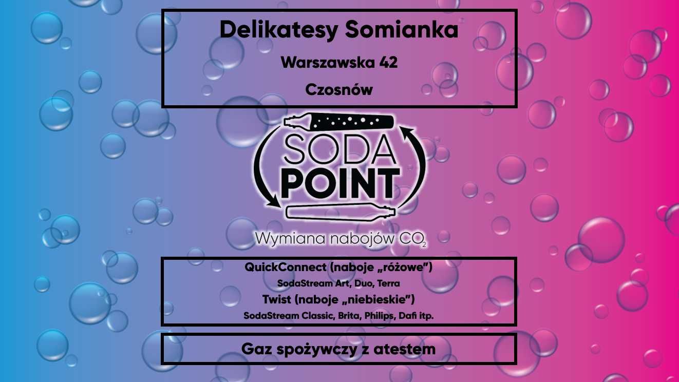 Sodastream Czosnów, Warszawska 42 Wymiana nabojów CO2