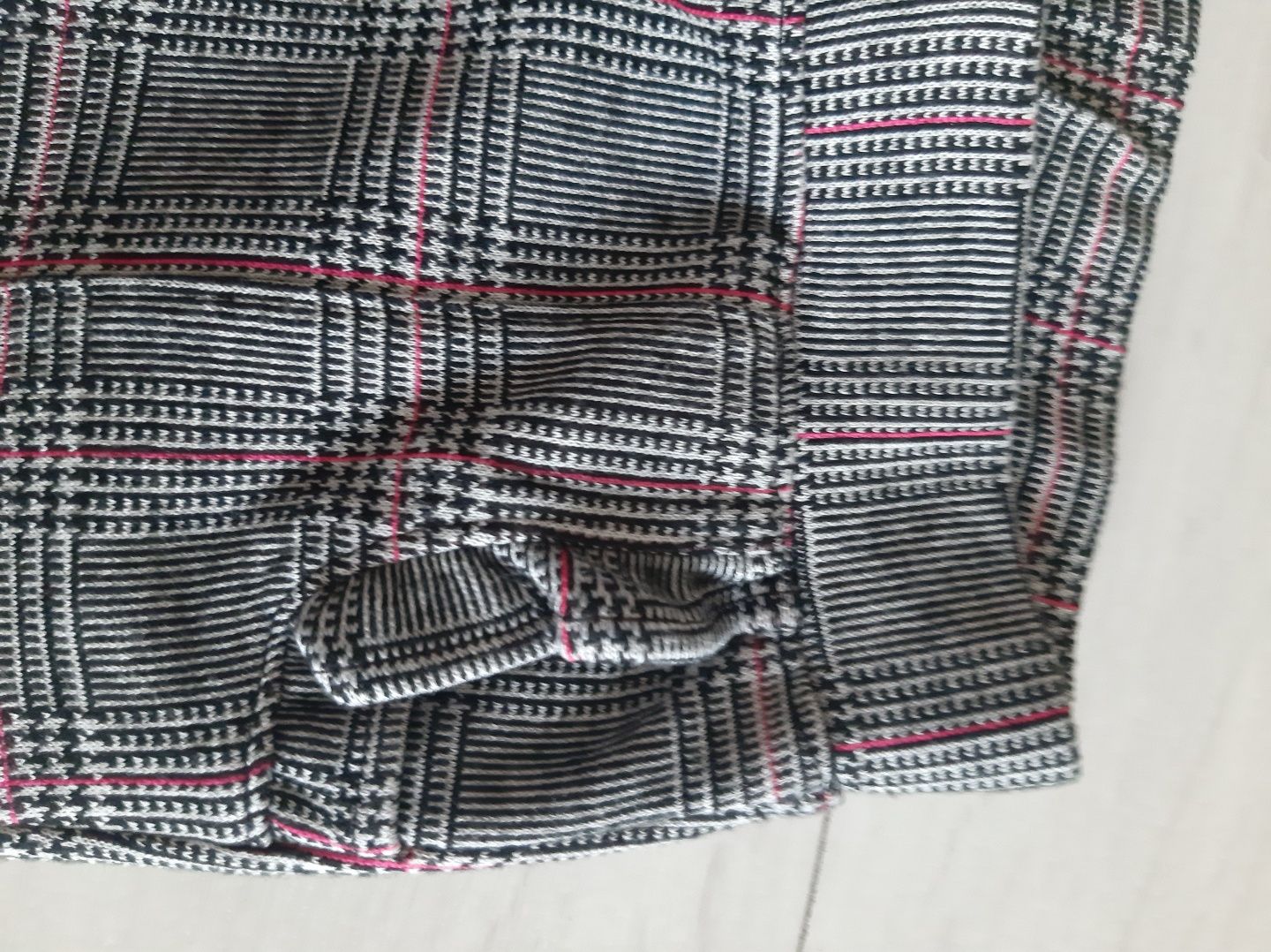 Spodnie bryczesy legginsy kratka  H&mda