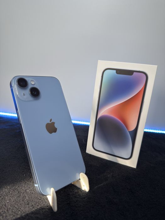 iPhone 14|Blue|100%|Super Stan|Pełen Zestaw