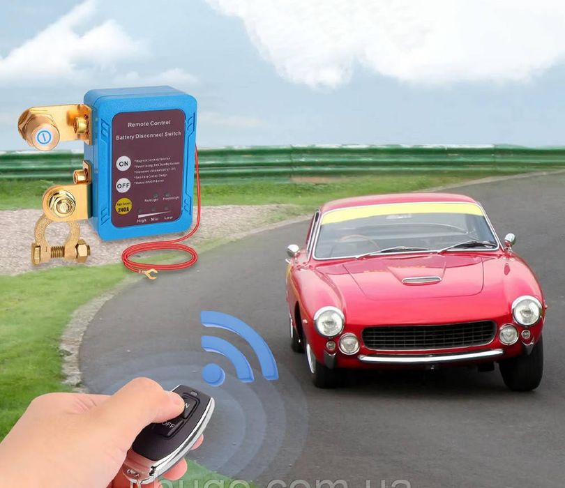 Дистанционный выключатель массы 12В/240А 2 пульта Защита авто Топ!!!