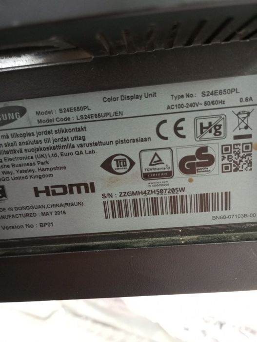 Монітор Samsung 24" Full HD