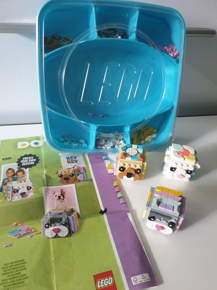 LEGO Dots 41904 Stojaki na zdjęcia z motywem zwierzęcym
