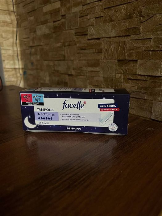 Тампони гігієнічні Facelle(Продаю від 1 коробки!!(8 упаковок)