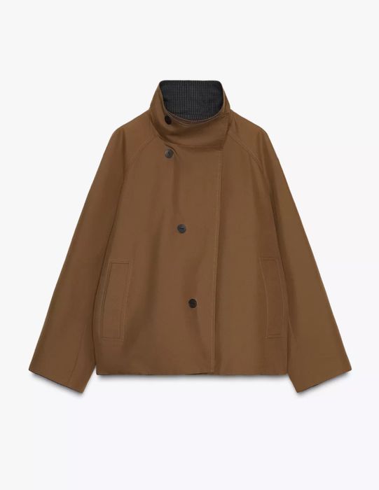 Krótki trencz ZARA, S oversize