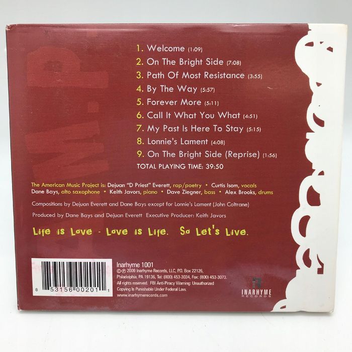 cd - american music project - on the bright side