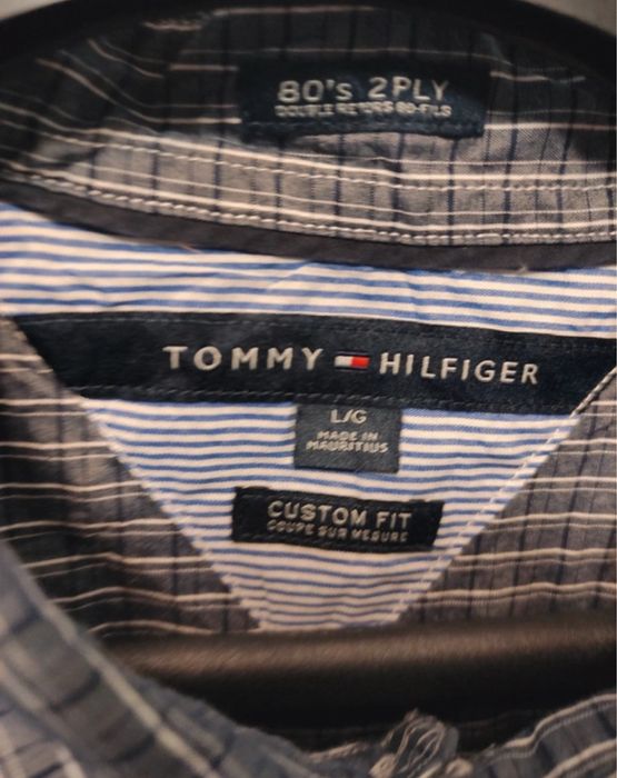 Koszula męska w kratę Tommy Hilfiger
