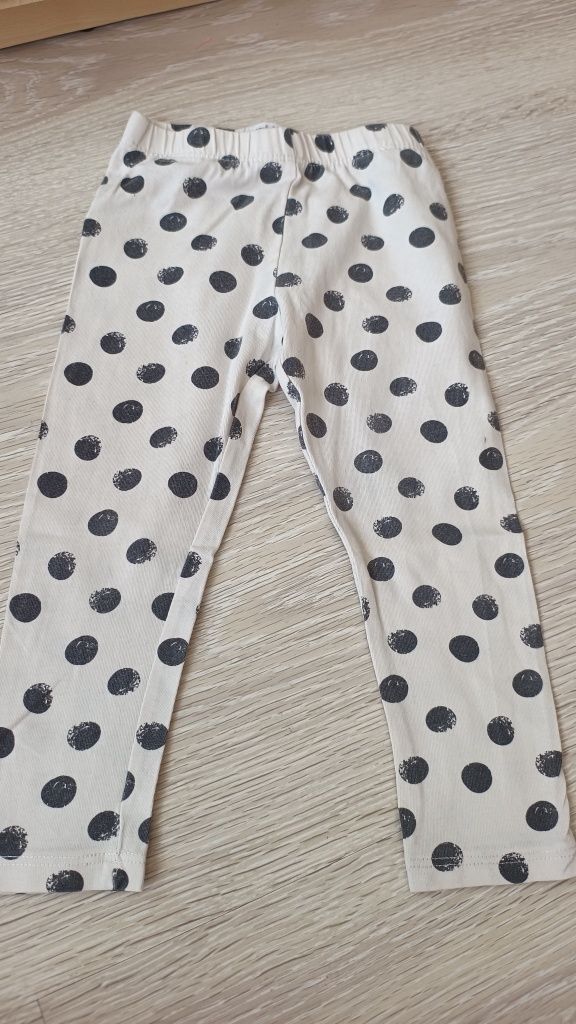 Legginsy, kropki, grochy, r.92 Sinsay
