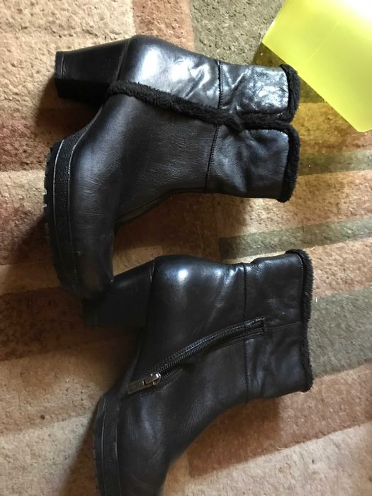 Kozaczki ocieplane krótkie czarne