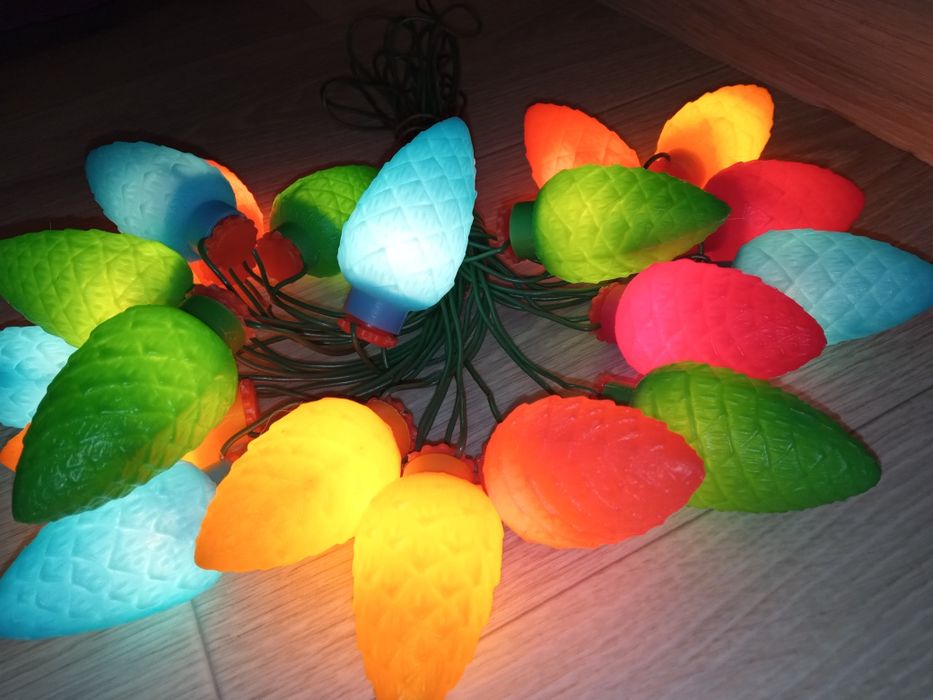 Новогодняя гирлянда ШИШКИ времён СССР