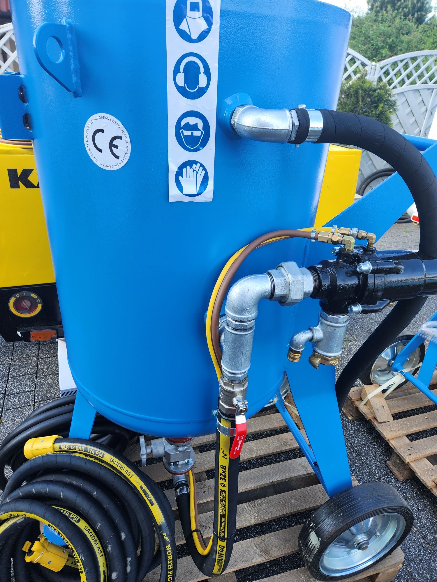 Piaskarka kompresor sprężarka Atlascopco 5000Litrów/min dostawa gratis
