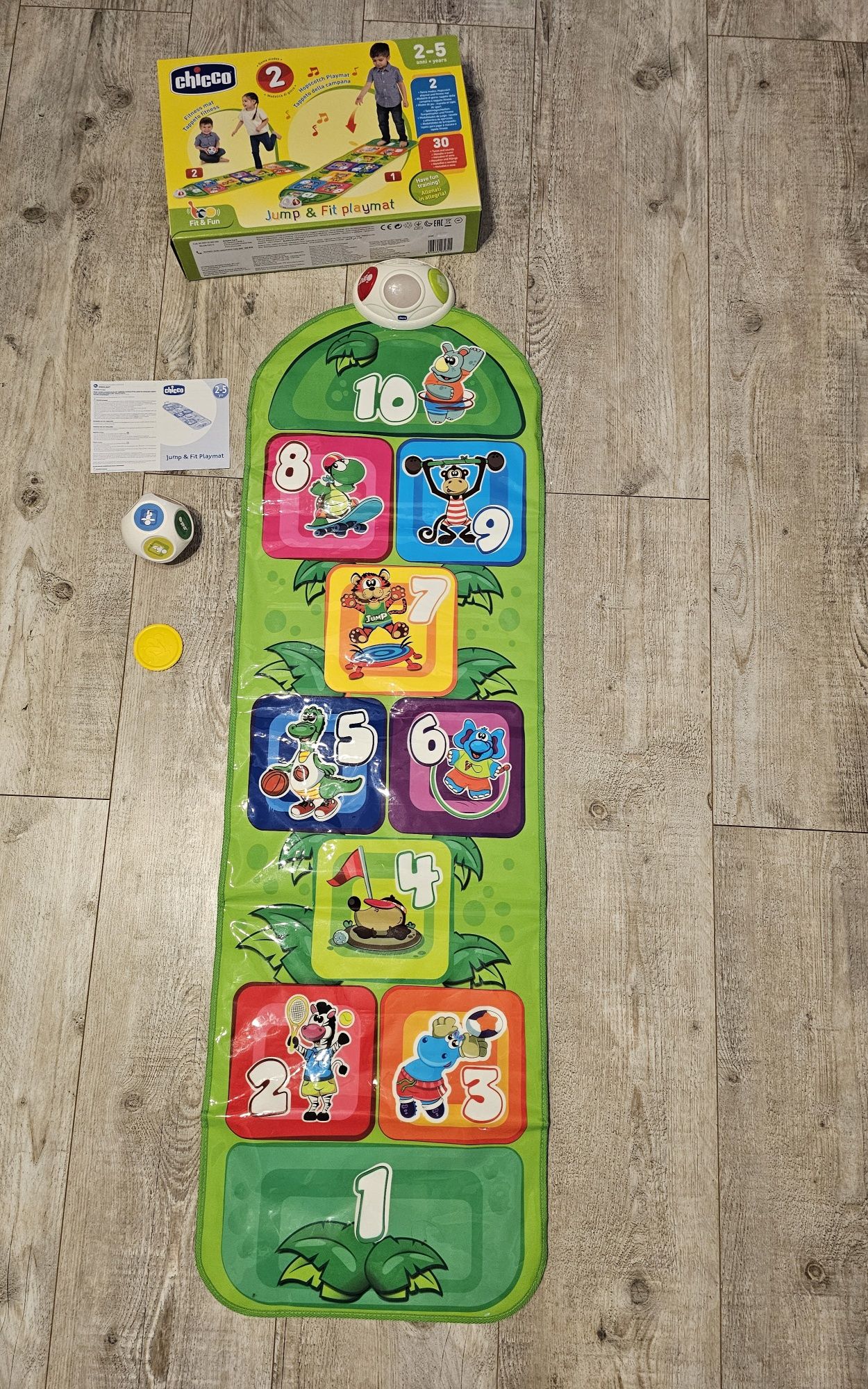 Chicco jump & fit! Mata edukacyjna gra w klasy! Mikołajki