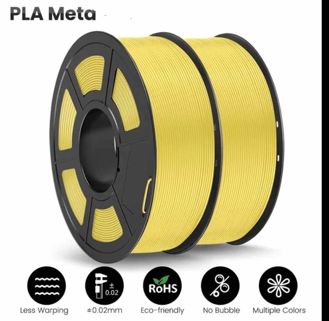 Filament matowy żółty PLA 1.1kg 1.75