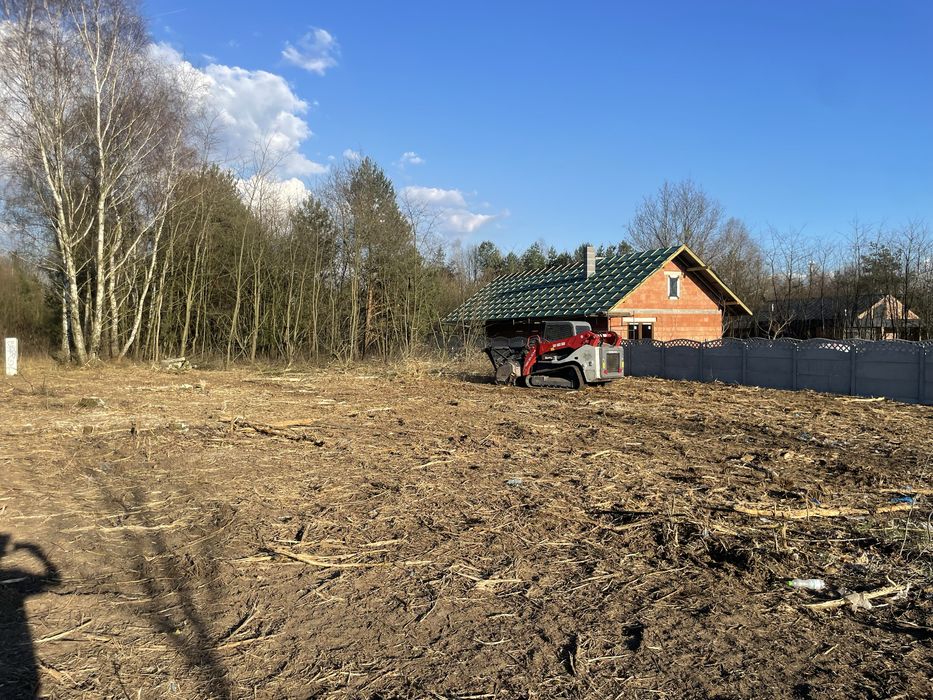 Czyszczenie działek Usługi mulczerem Karczowanie