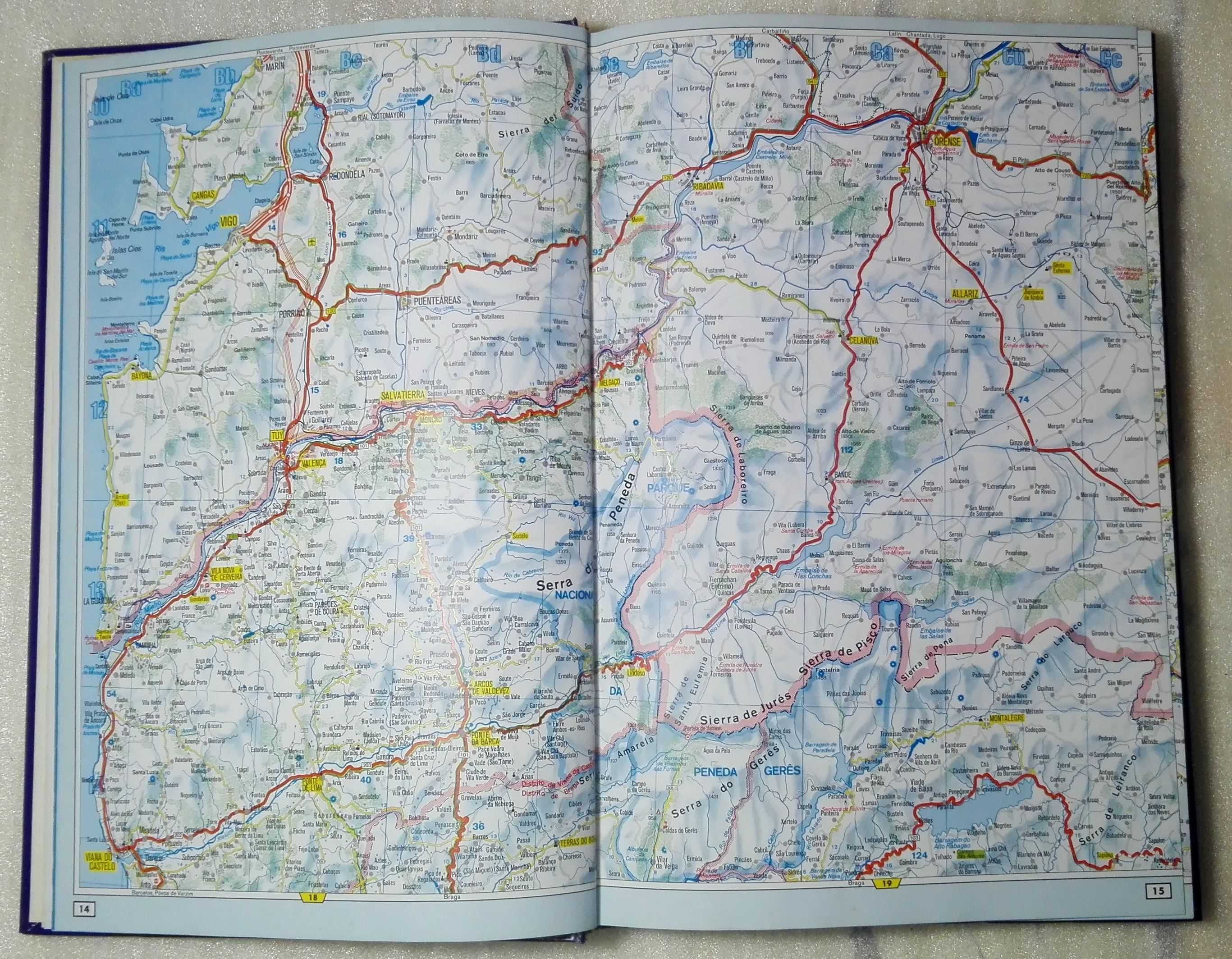 Livro Auto-Atlas Portugal, Espanha, Marrocos e Europa