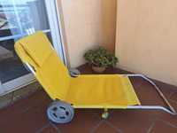 Cadeira de praia com rodas