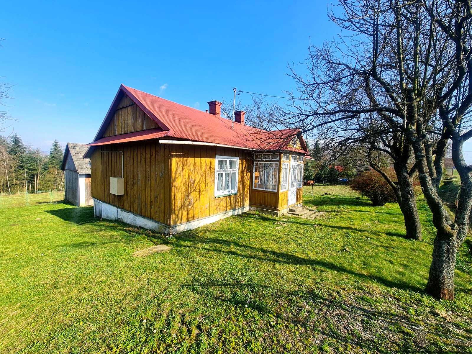 Siedlisko z domem i lasem, Bączal Dolny, gm. Skołyszyn, 55Ar