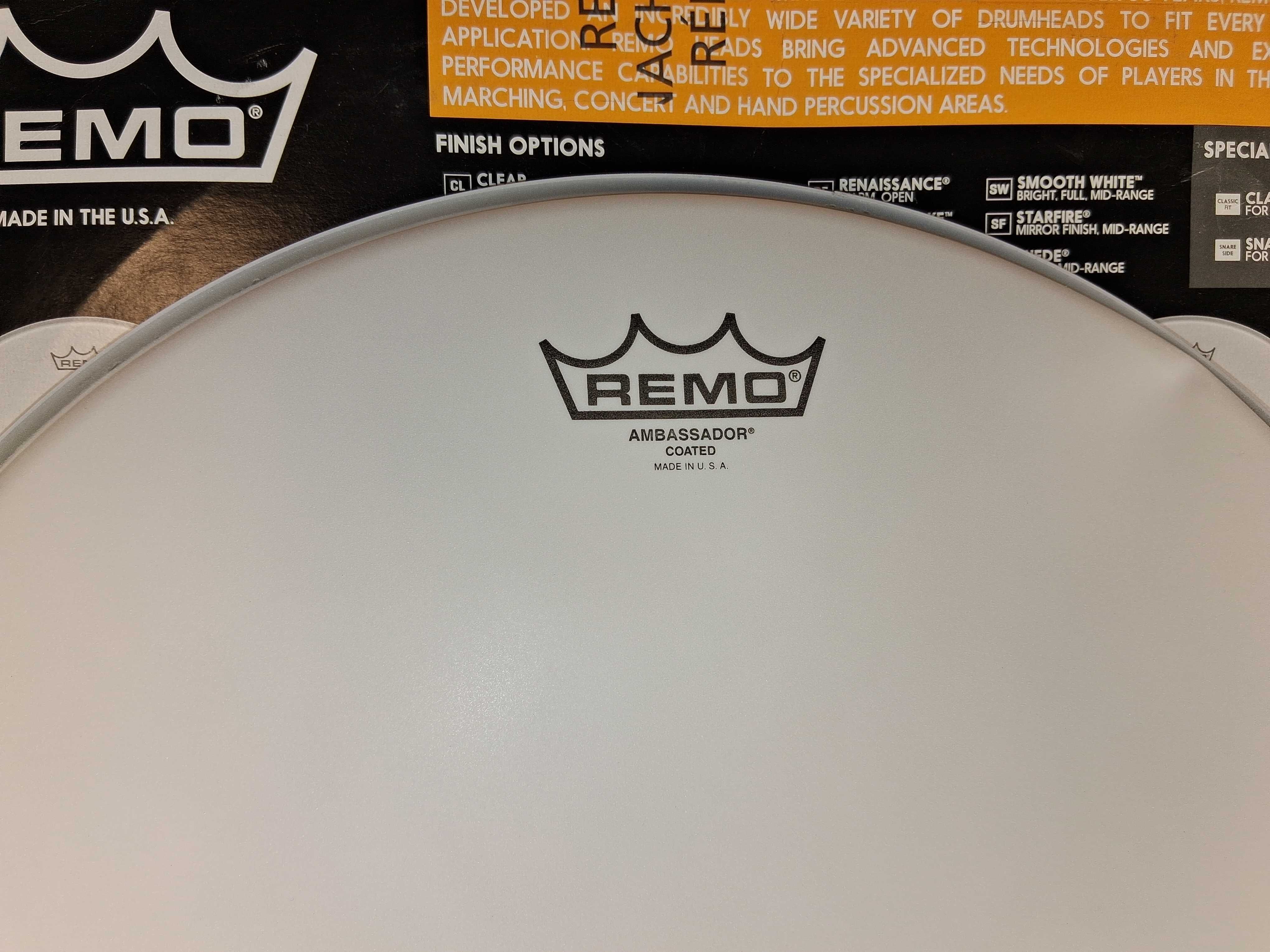 C065 Naciąg Na Bęben Remo Ambassador Coated 15 Cali Perkusja