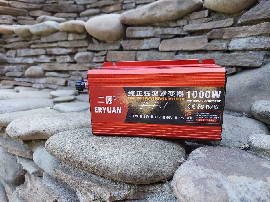 Преобразователь инвертор інвертор 12-220 1000 Чис. синус. Для хол. кот