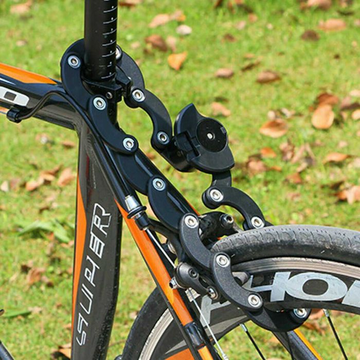 Blokada rowerowa zapięcie rowerowe do roweru składane stal solidna