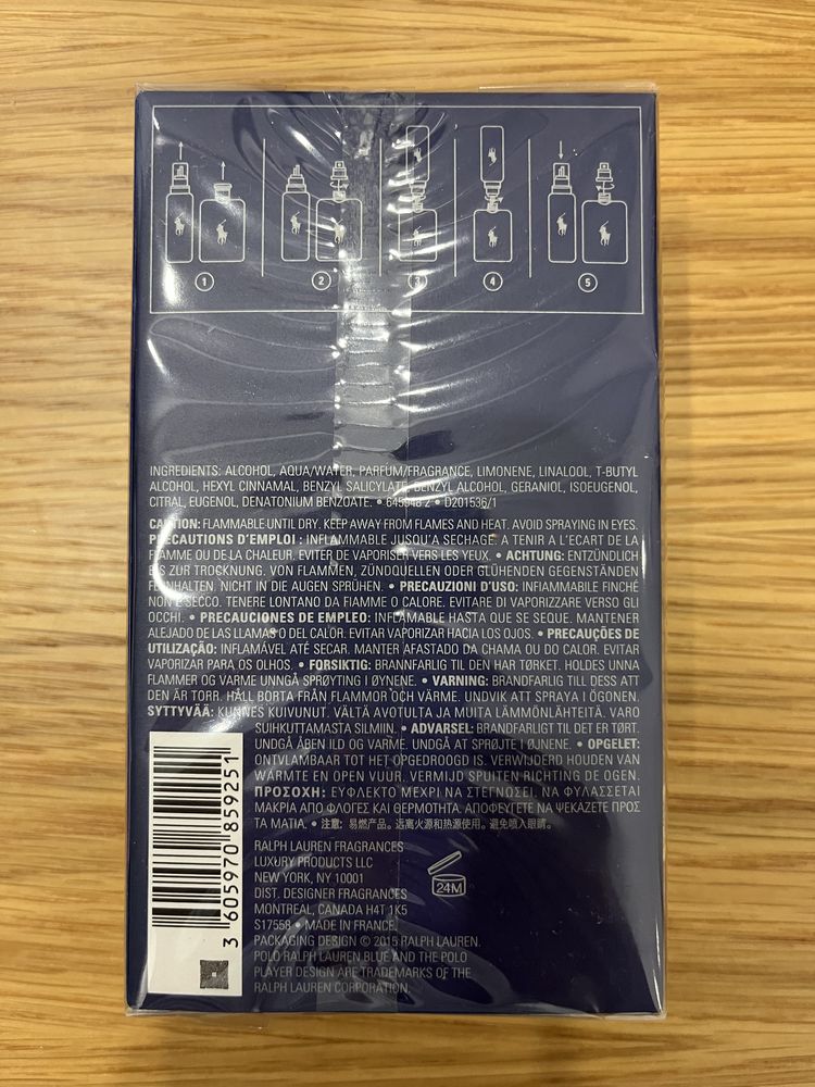 Perfume Polo Ralph Lauren Blue Eau de Parfum 125 ml