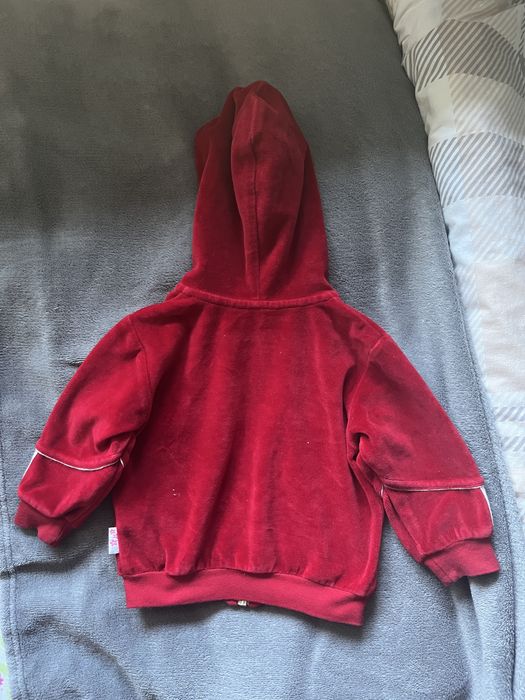 Czerwona bluza niemowlęca r.80