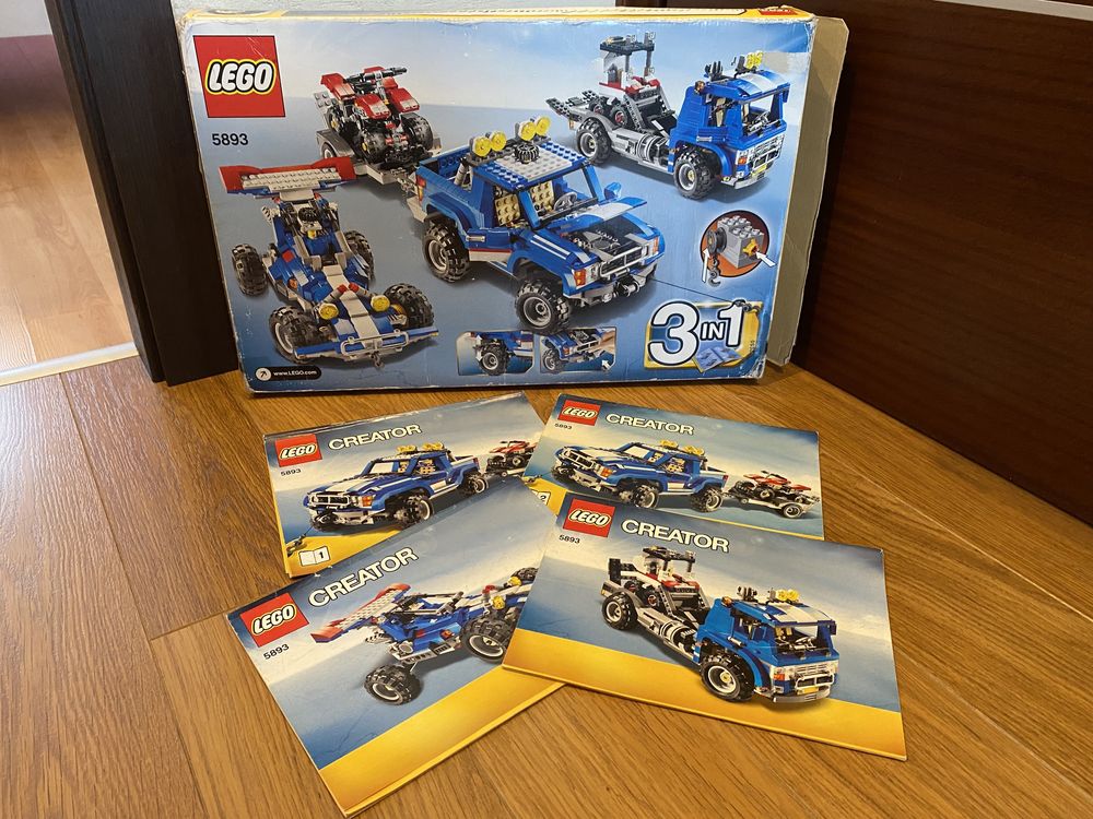 Zestaw Lego Creator 5893 Terenowa Moc, 3w1, UNIKAT!