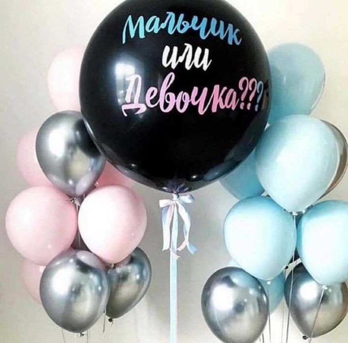 Кулька гендерна, Шар гендерный Boy or Girl, Хлопчик чи Дівчинка