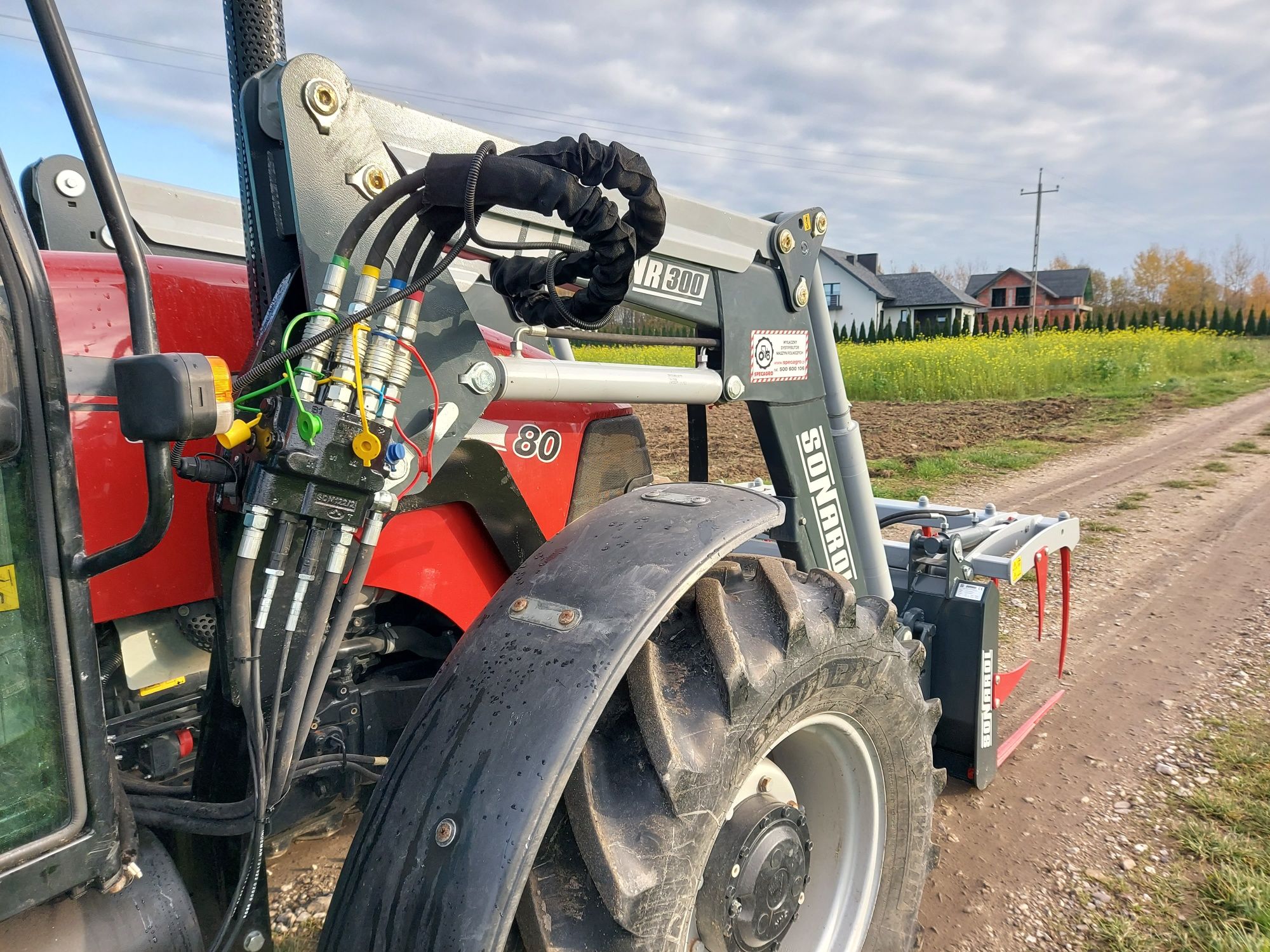 Ładowacz czołowy ŁC SNR 300 Tur do CASE Ursus Zetor  ! Montaż