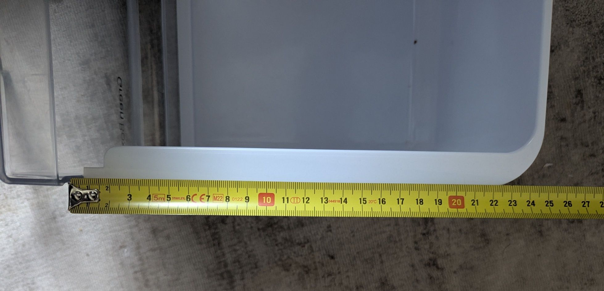 Szuflada do lodówki haier HLE 172 mała na warzywa green box 45cm x 25