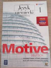 Podręcznik z ćwiczeniami  Język niemiecki Motive Deutsch 1