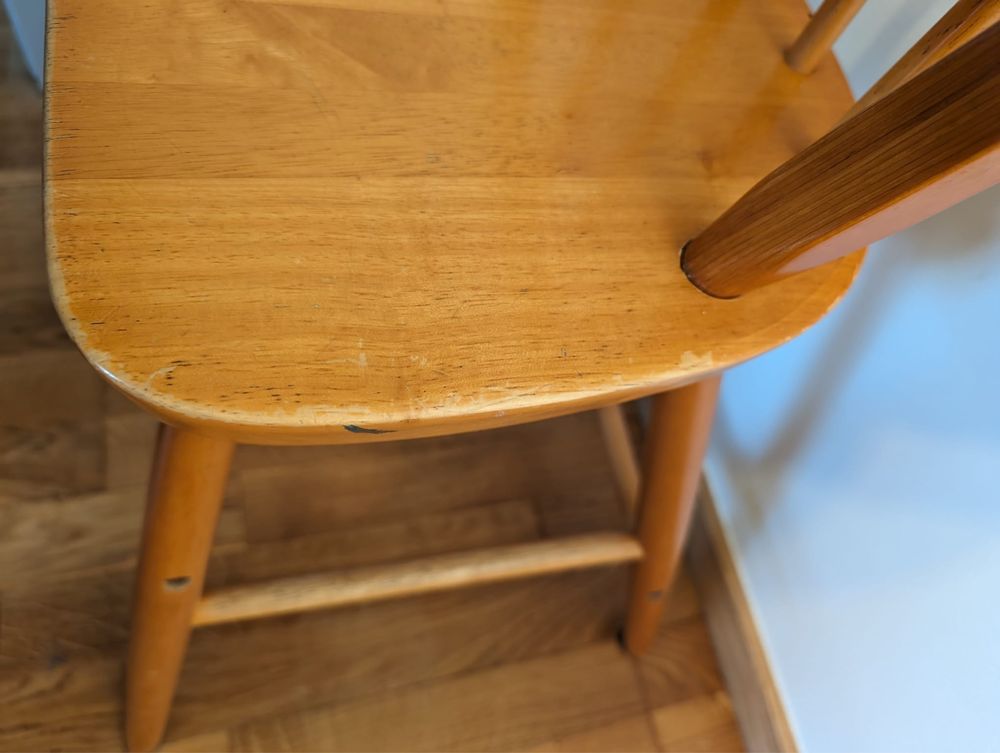 Krzesełko drewniane  retro vintage