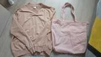 Bluza Basic H&M plus torba