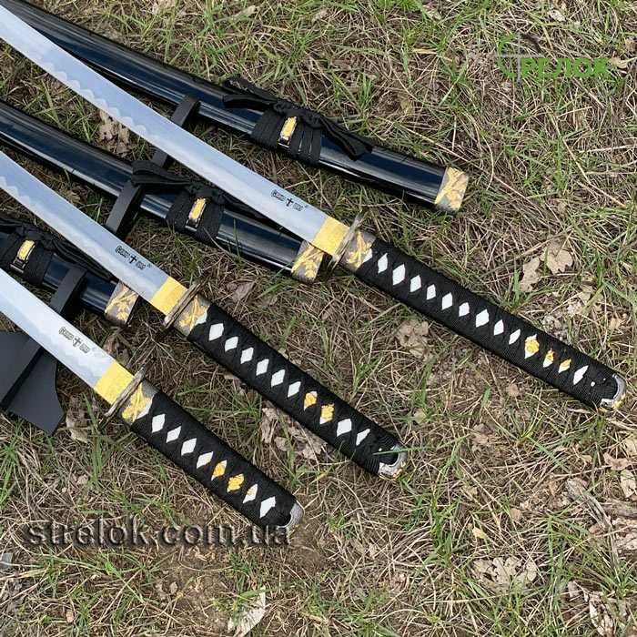 Самурайский меч катана, набор 3 в 1 (арт. 03135)