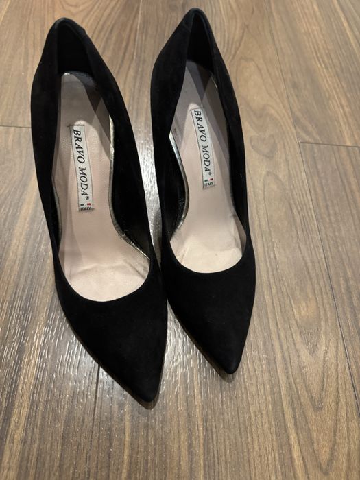 Святкові замшеві туфлі