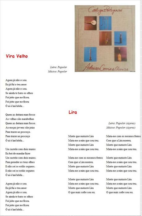 Adriano Correia de Oliveira - - - - - Cantigas Portuguesas - -  - - LP