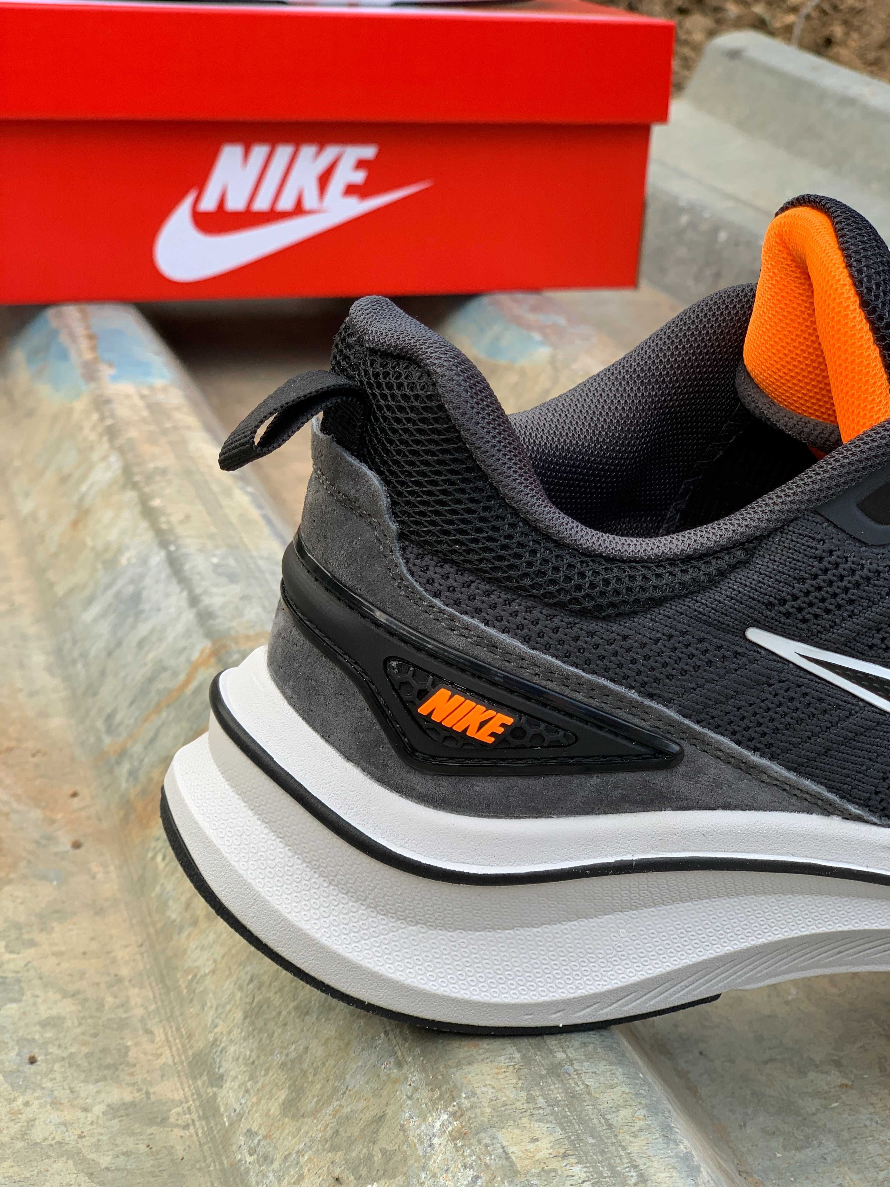 Мужские кроссовки Nike Zoom Winflo (40-45) черные-белые