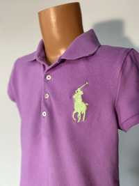 Polo/t-shirt dziecięcy Polo Ralph Lauren rozmiar 8-10lat fiolet