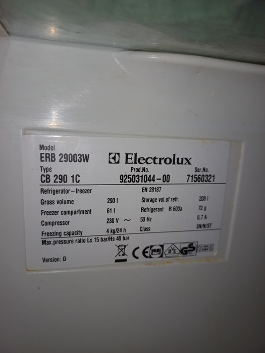 Półka druciana na butelki Electrolux