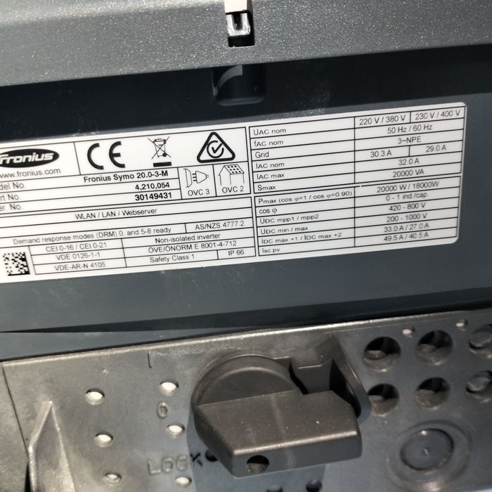 Інвертор Froniys 20квт