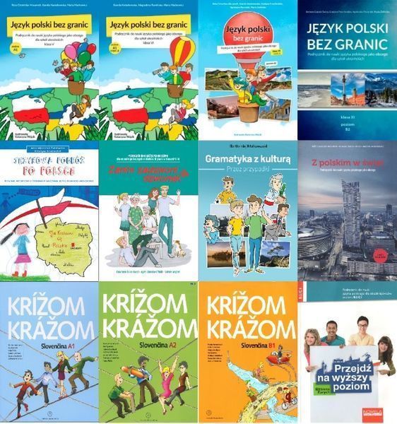 Język polski bez granic A1, A2, B2 польский язык без границ