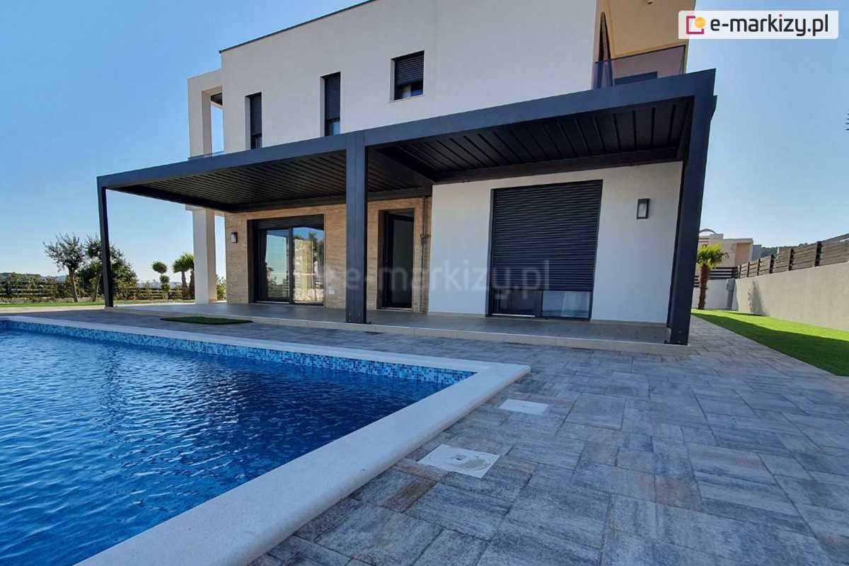 Pergola tarasowa zadaszenie altana wiata na taras do ogrodu SB400
