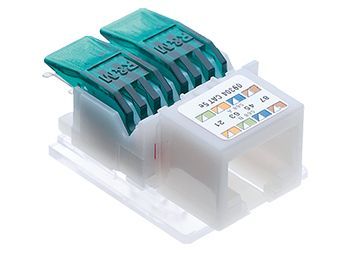 Соединительный модуль 1 x RJ45, Кат. 5е, неэкранированный